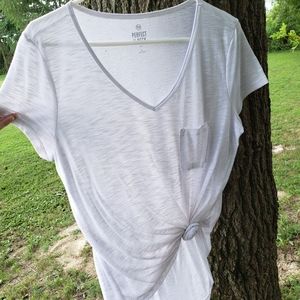 SO V-neck XL white shirt